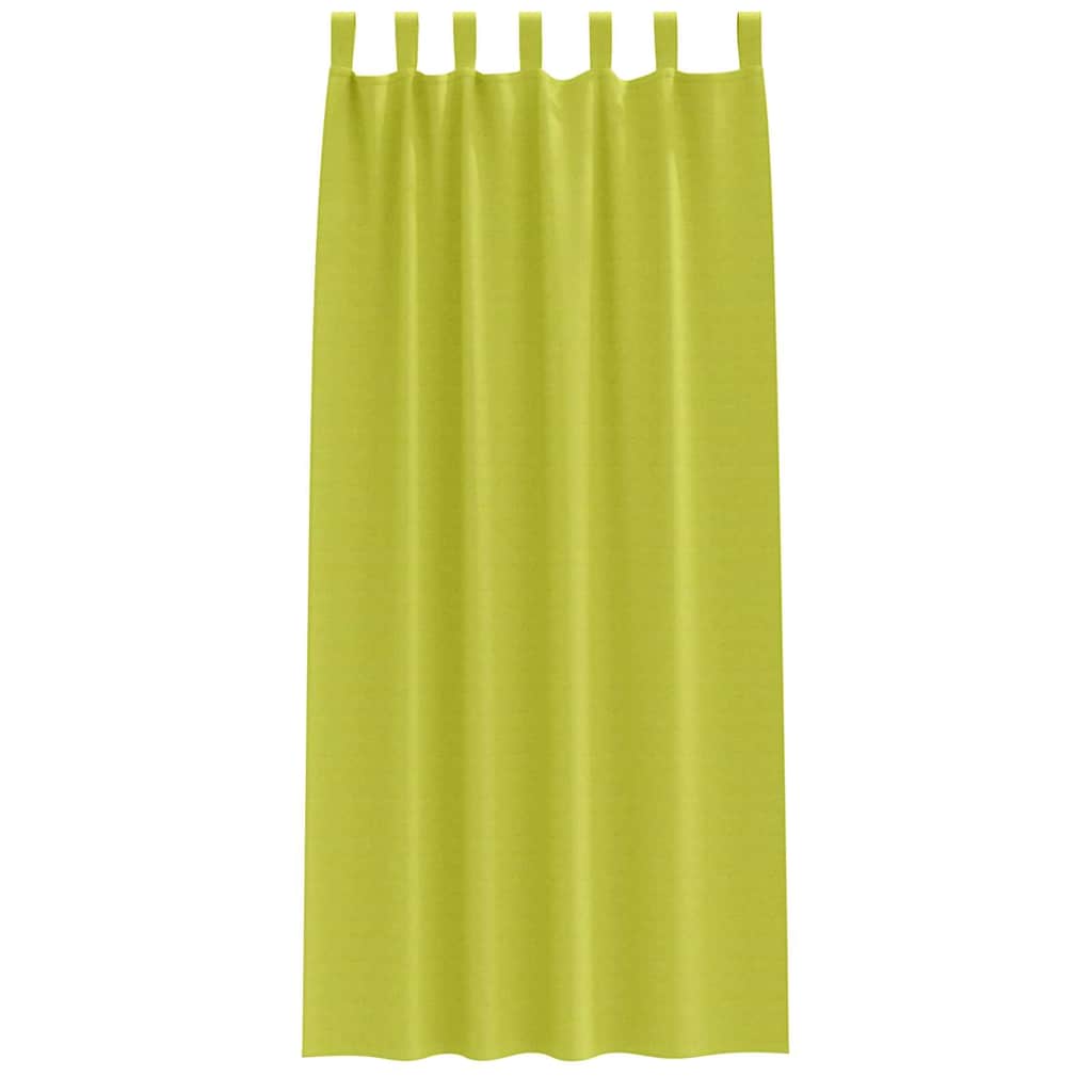 Blackout Curtains with Rings 2 pcs Green 225 x 140 cm