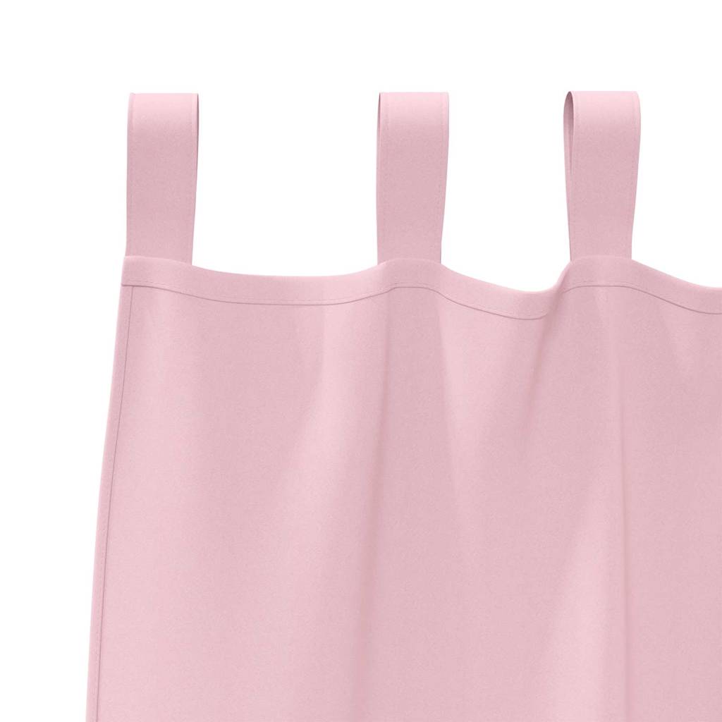 Verdunkelungs-Vorhänge mit Ringen 2 pcs Babyrosa 175 x 140 cm