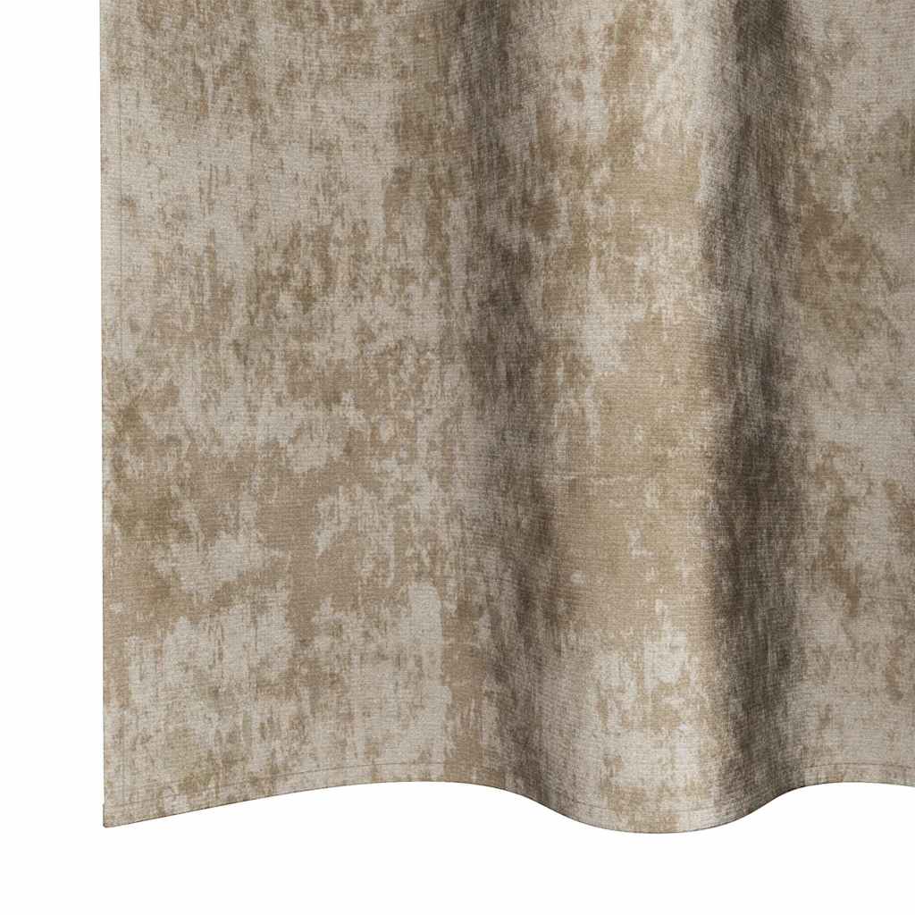 Rideaux en velours avec 2 rideaux champagne 225 x 140 cm velours