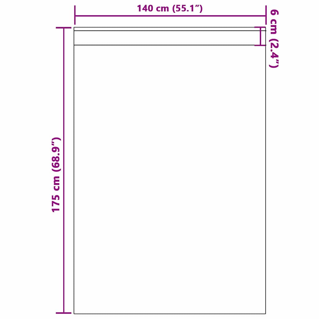 Samtvorhänge mit Vorhängen 2 pcs Braun 175 x 140 cm Samt
