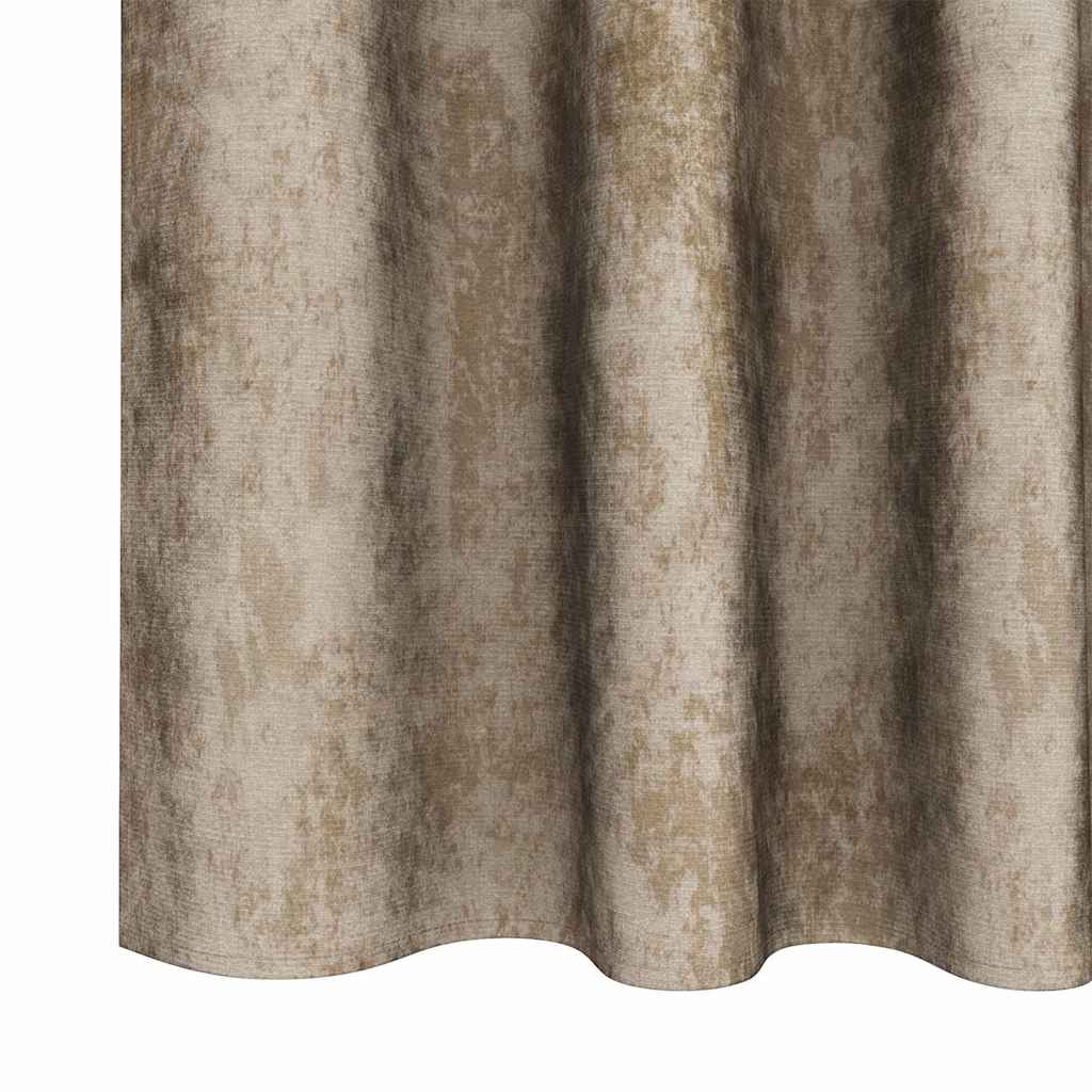Rideaux en velours avec embrasses 2 pcs Champagne 260 x 140 cm Velours