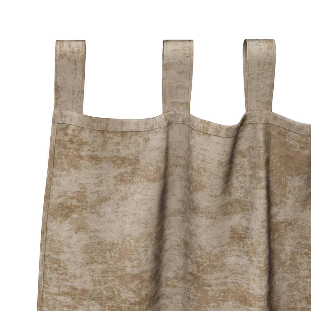 Samtvorhänge mit Vorhängen 2 pcs Champagner 245 x 140 cm Samt