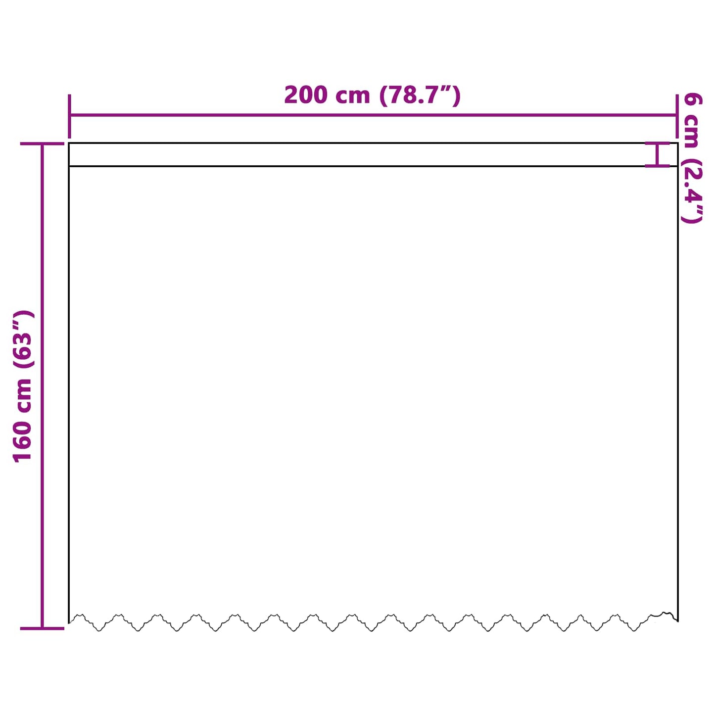 Lace Curtain with Drapes Floral White 160 x 200 cm Polyester