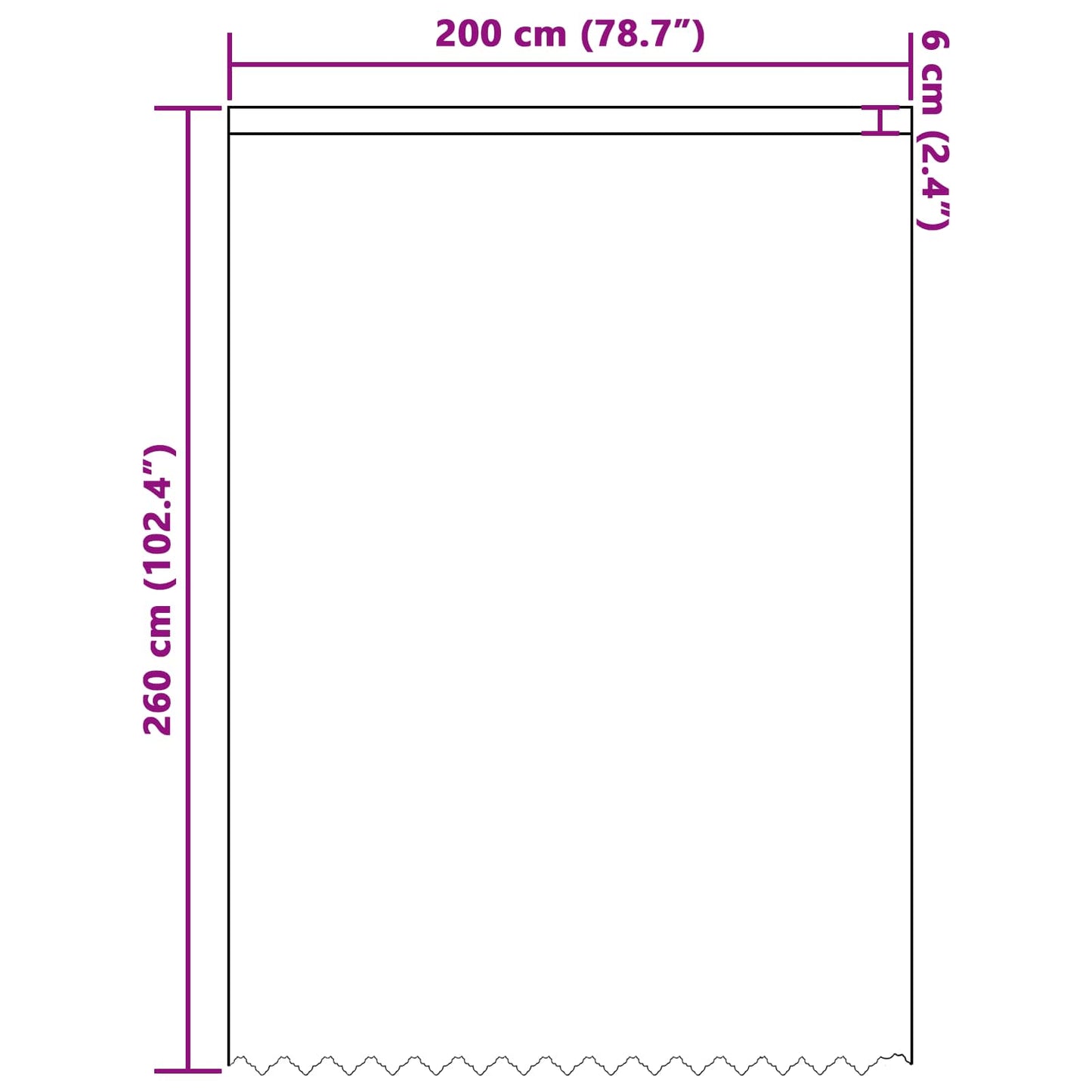 Rideau de pointe avec rideaux à motif floral blanc 260x200cm polyester