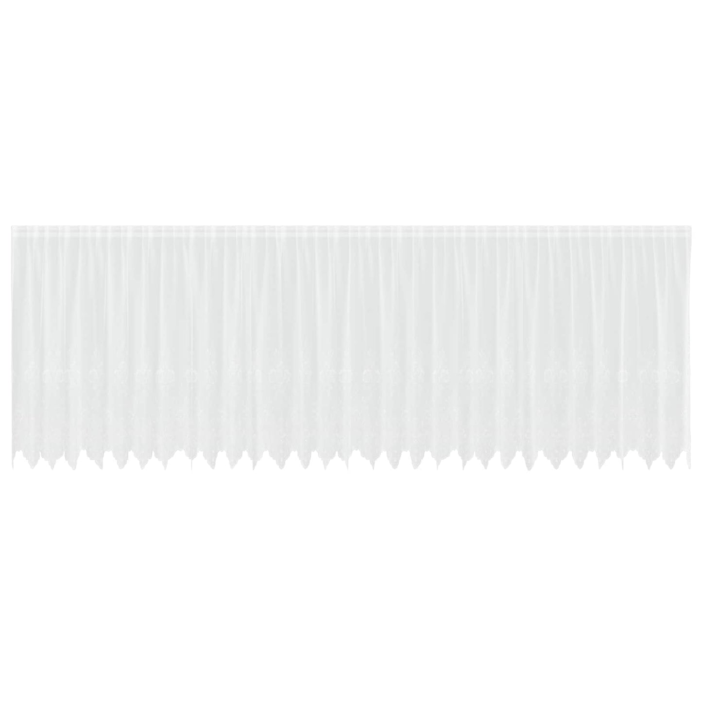 Voilage à œillets avec rideaux floraux blanc 160 x 750 cm polyester