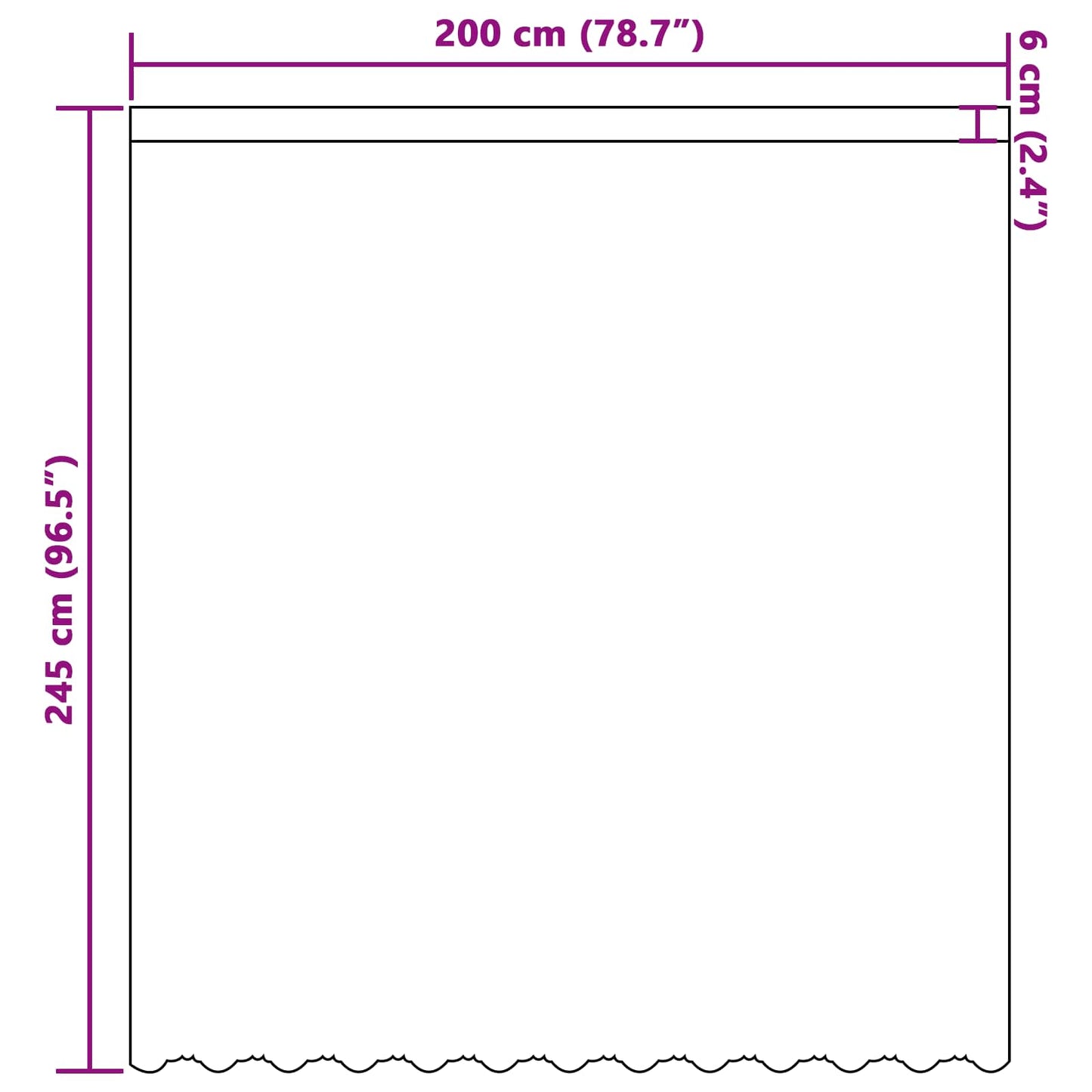 Voilage de dentelle avec rideaux à motif floral blanc 245 x 200 cm en polyester