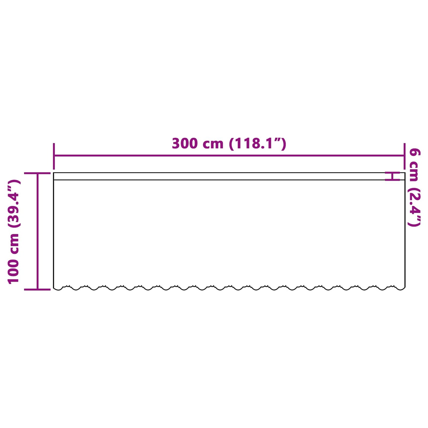 Rideau en dentelle avec cantonnières florales blanc 100 x 300 cm polyester