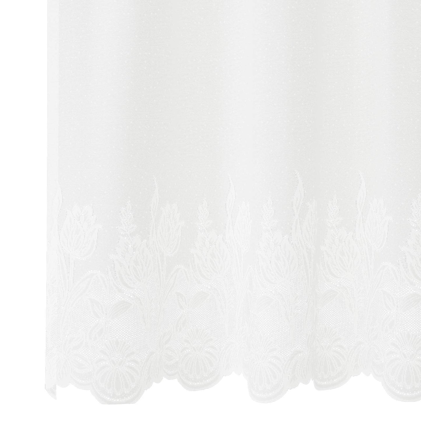 Rideau à passants avec voilages blanc 300 x 245 cm polyester