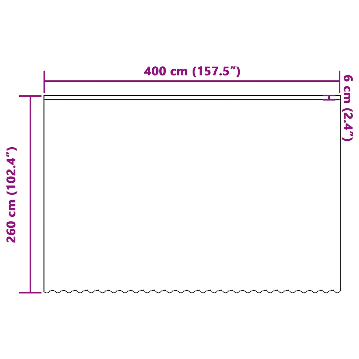 Voilage avec rideaux floraux blanc 260 x 400 cm polyester