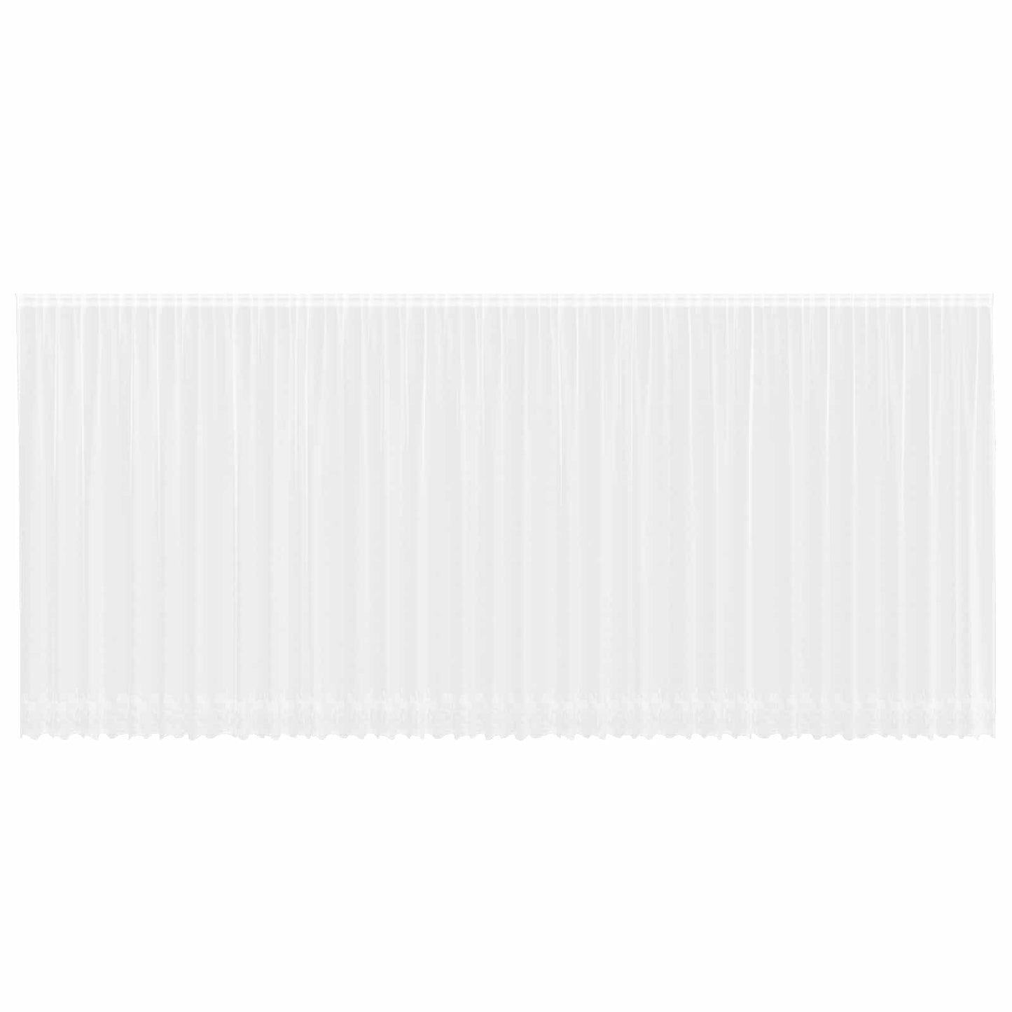Voilage en pointe avec rideaux fleuris blanc 245 x 900 cm polyester