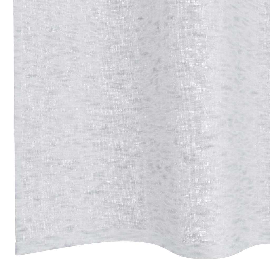 Sheer Curtain 2 pcs Light Grey 175 x 140 cm Polyester