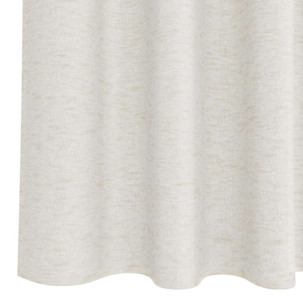 Voilage et rideaux 2 pcs Crème 260 x 140 cm Polyester