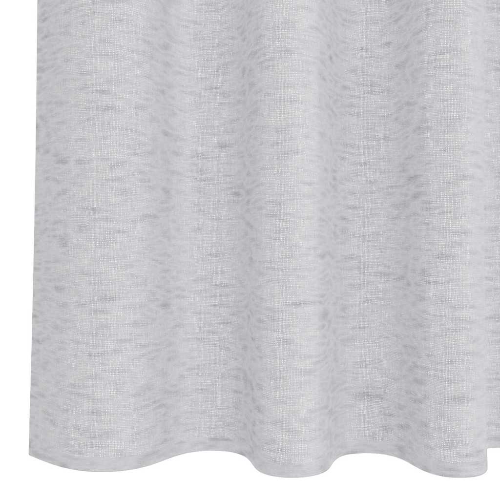 Voile-Vorhang 2 pcs Hellgrau 225 x 140 cm Polyester