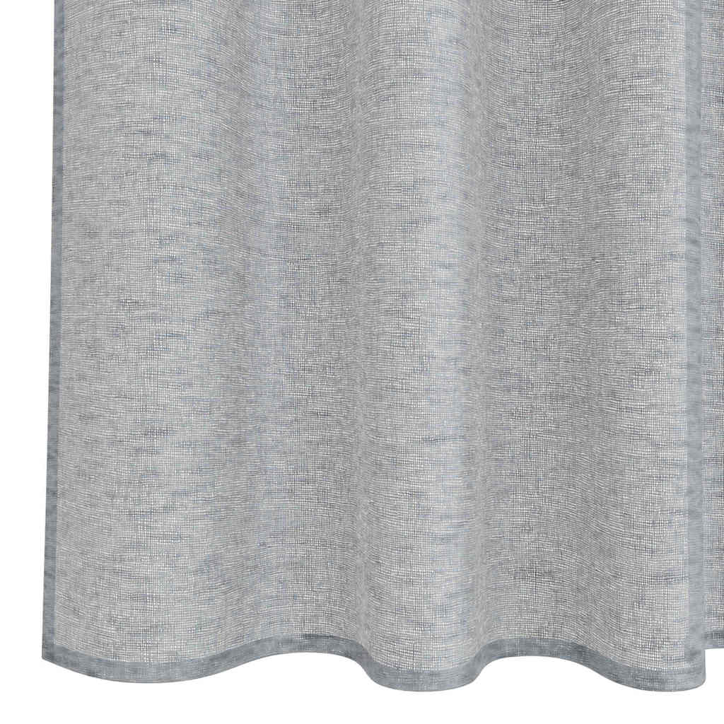 Voilage 2 pcs Gris foncé 260 x 140 cm Polyester