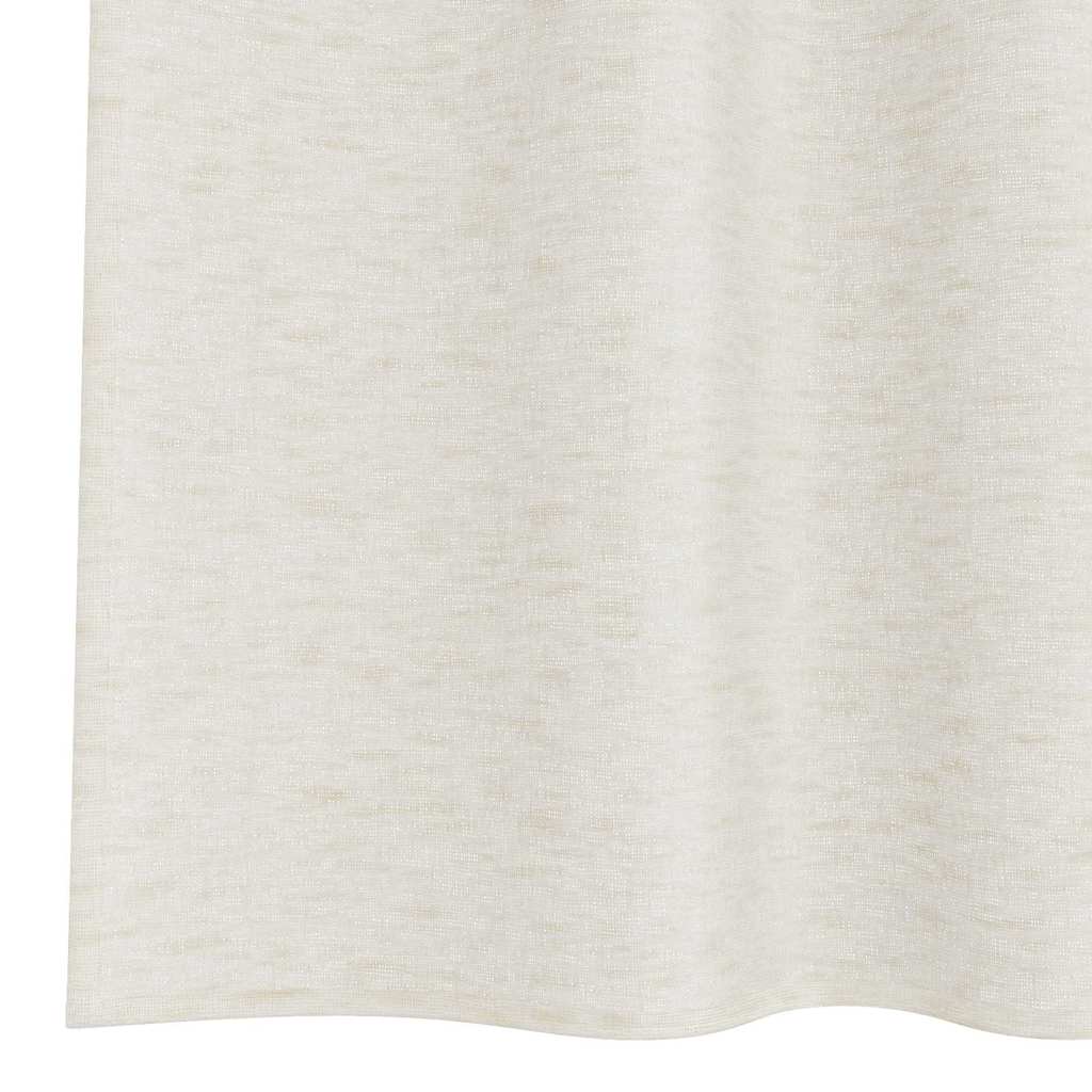 Voile-Vorhang mit Vorhängen 2 pcs Creme 225 x 140 cm Polyester