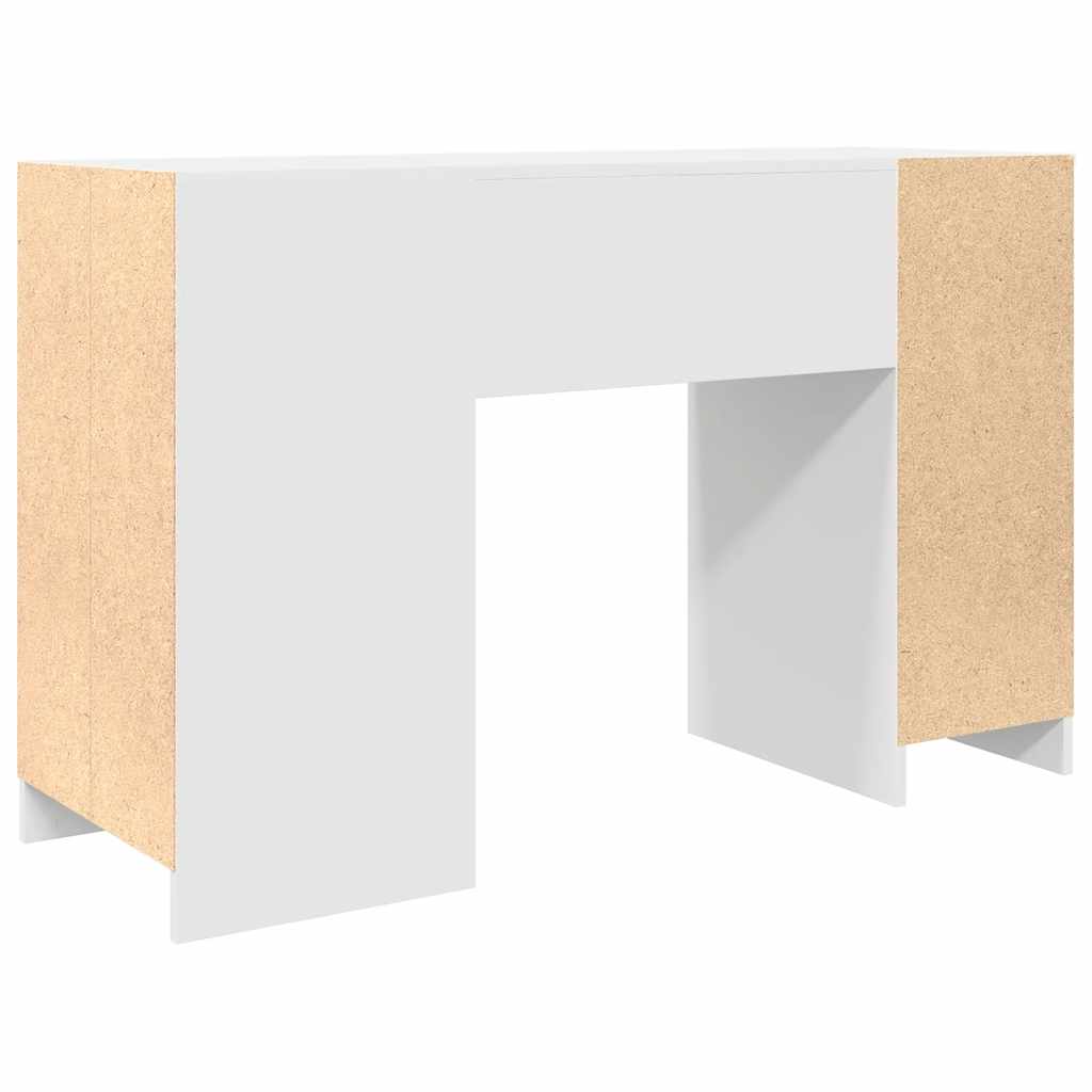 Schreibtisch Weiß 120x42x76 cm Holzwerkstoff