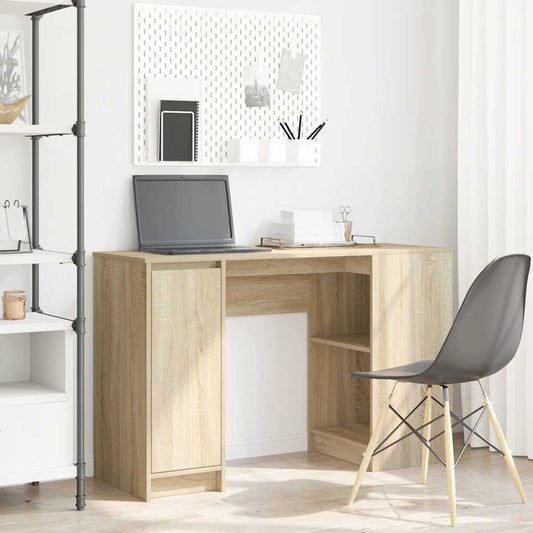 Bureau chêne Sonoma 120x42x76 cm panneaux de particules