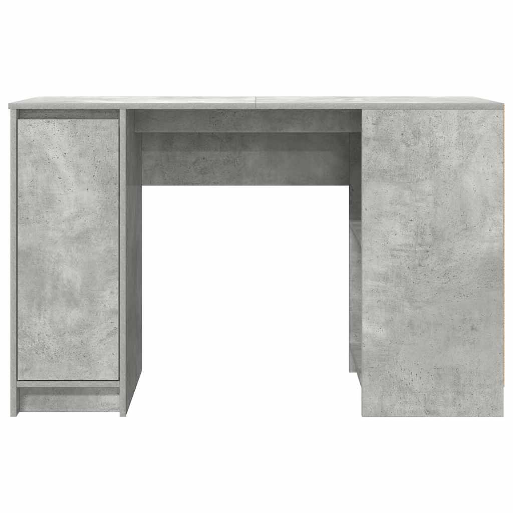 Desk Concrete Gray 120x42x76 cm Engineered Wood