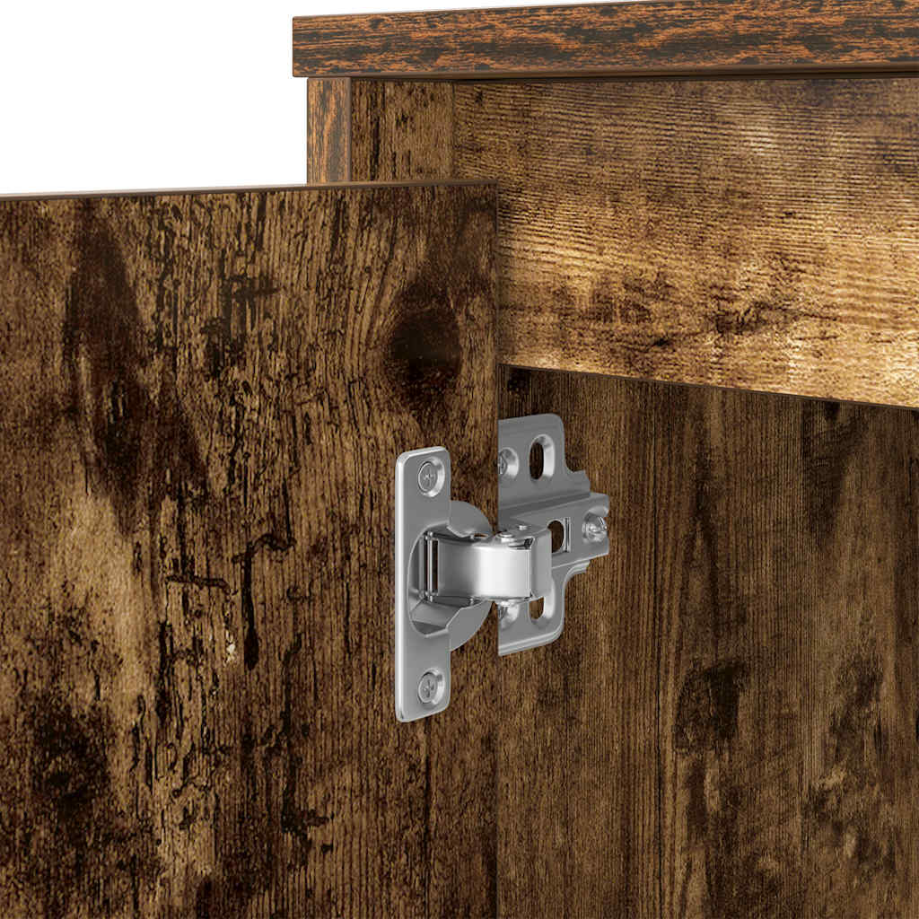 Schreibtisch Räuchereiche 120x42x76 cm Holzwerkstoff