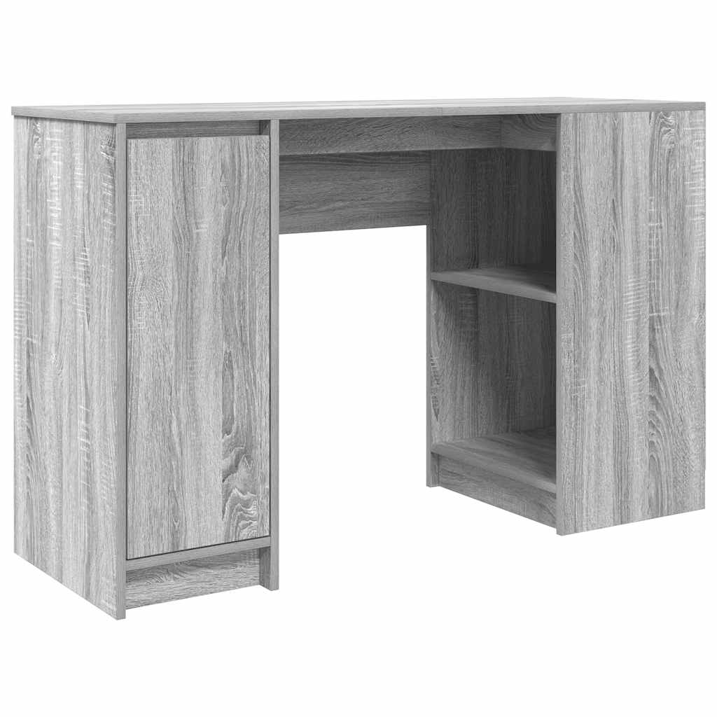 Desk Gray Sonoma 120x42x76 cm Engineered Wood