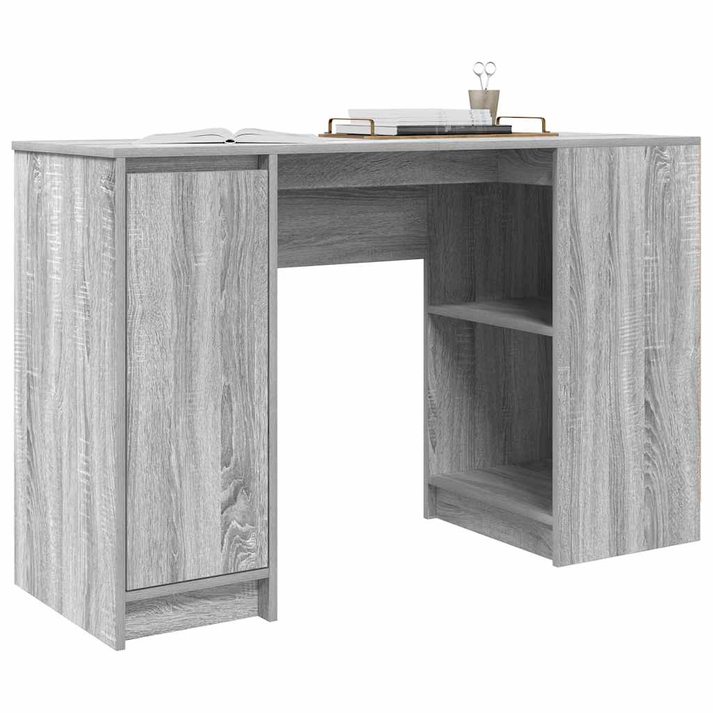 Desk Gray Sonoma 120x42x76 cm Engineered Wood