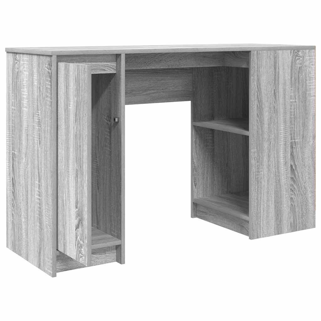 Desk Gray Sonoma 120x42x76 cm Engineered Wood