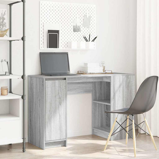 Bureau Gris Sonoma 120x42x76 cm Bois d'ingénierie