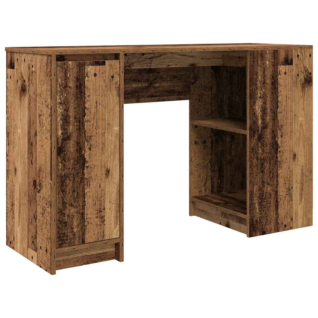 Desk Reclaimed Wood Look 120x42x76 cm Engineered Wood