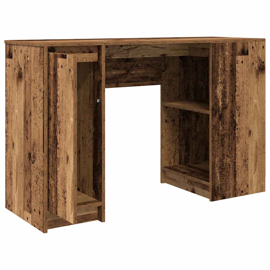 Desk Reclaimed Wood Look 120x42x76 cm Engineered Wood