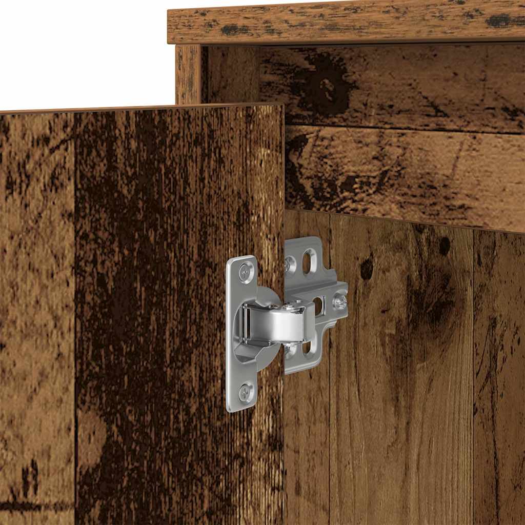 Desk Reclaimed Wood Look 120x42x76 cm Engineered Wood