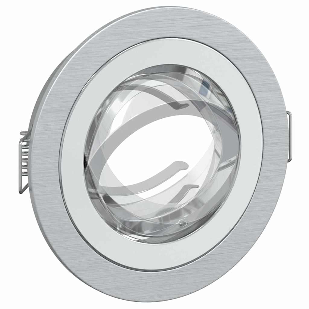 Spotlight 6 pcs Silver 9 x 9 x 2 cm Aluminum
