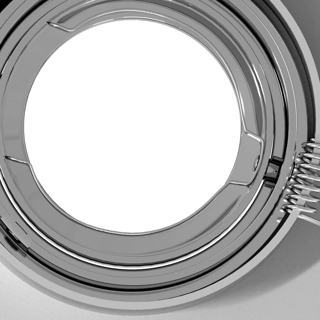 Spotlight 24 pcs Argent 9 x 9 x 2 cm Aluminium