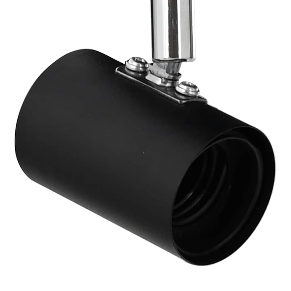 Ceiling spotlight with spotlights black 26 x 6.5 x 11.5 cm metal