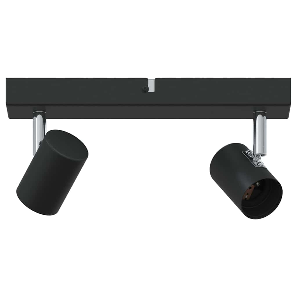 Ceiling spotlight with spotlights black 26 x 6.5 x 11.5 cm metal