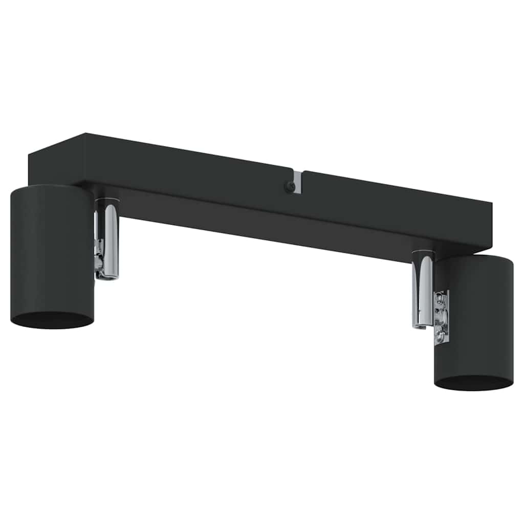 Ceiling spotlight with spotlights black 26 x 6.5 x 11.5 cm metal