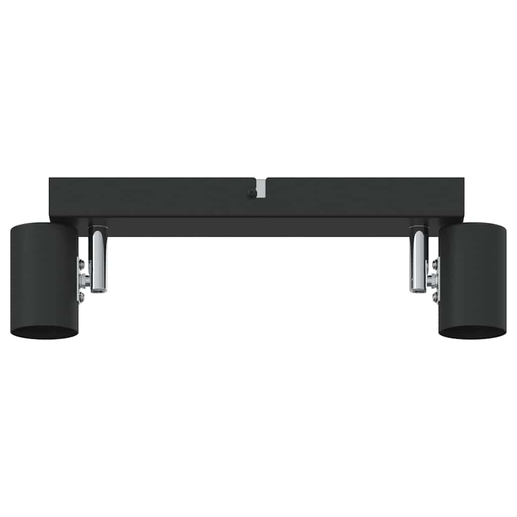 Ceiling spotlight with spotlights black 26 x 6.5 x 11.5 cm metal