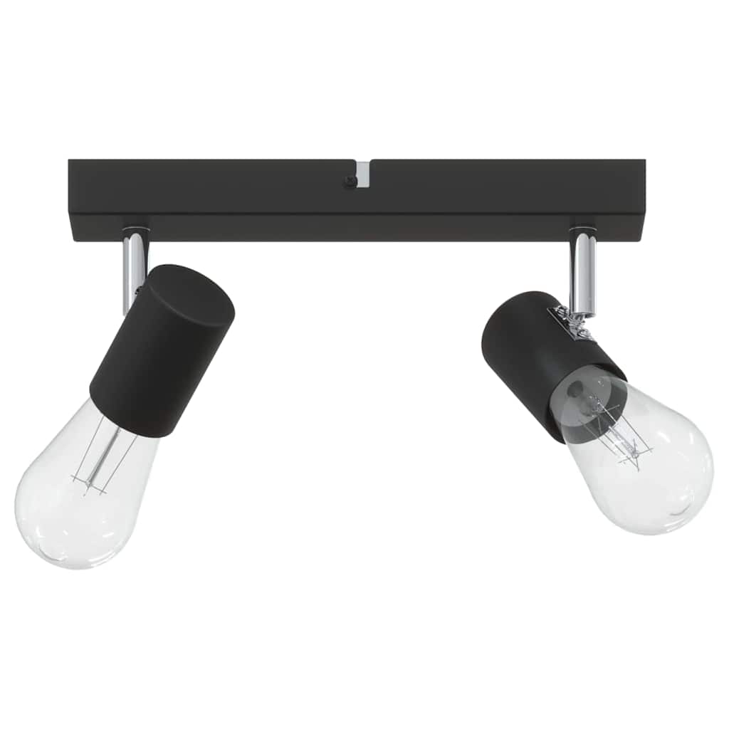 Ceiling spotlight with spotlights black 26 x 6.5 x 11.5 cm metal