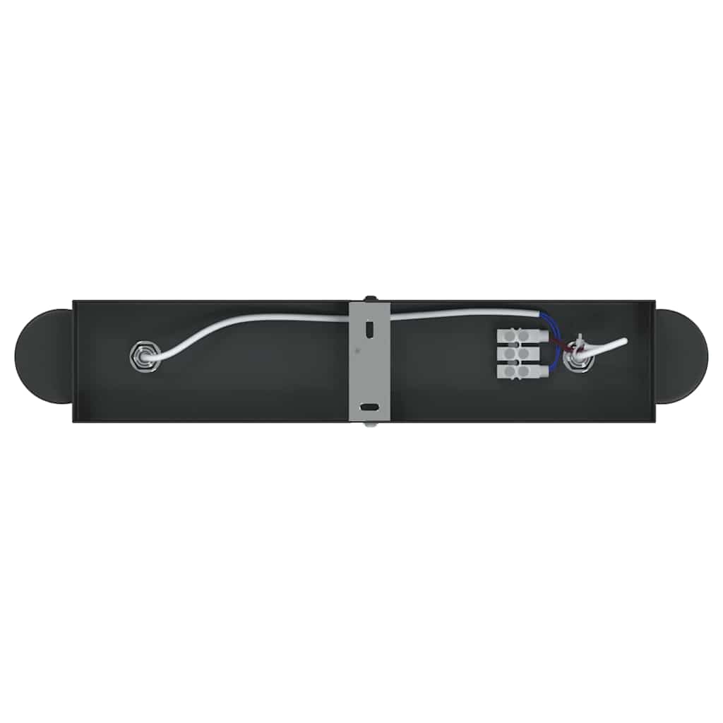 Ceiling spotlight with spotlights black 26 x 6.5 x 11.5 cm metal
