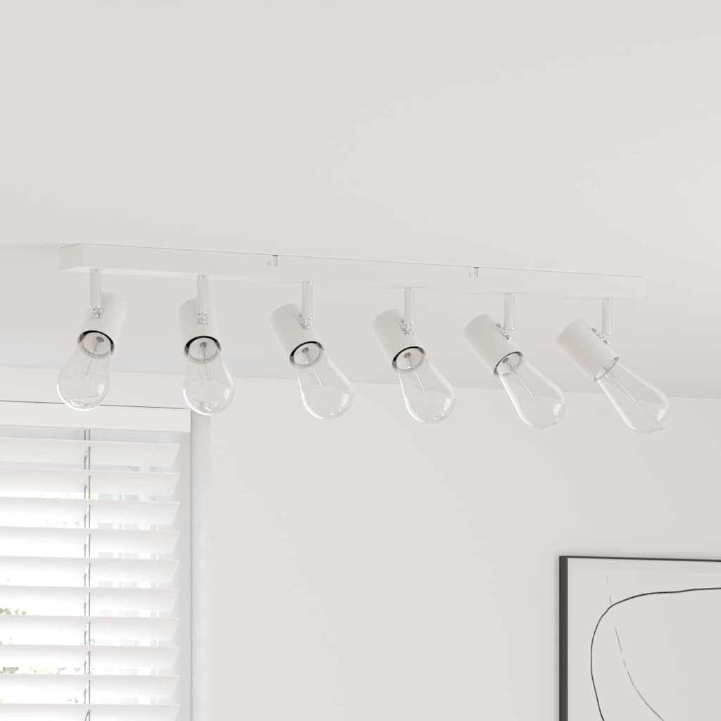 Ceiling Spotlights with White Spots 73 x 6.5 x 11.5 cm Metal
