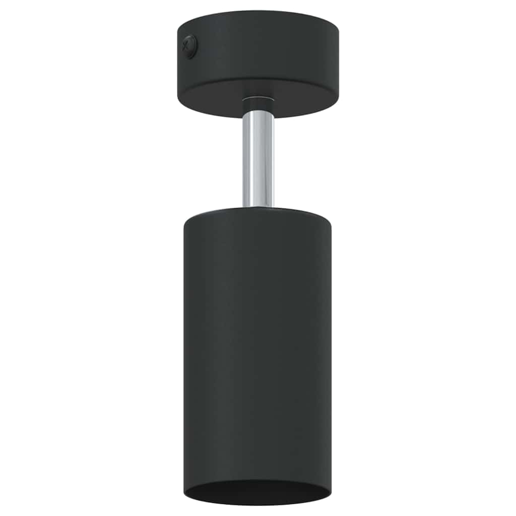 Spot de plafond avec spots Noir 6 x 6 x 16 cm Métal