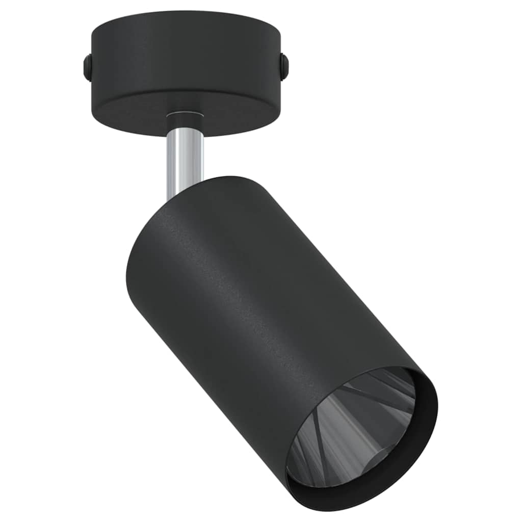 Spot de plafond avec spots Noir 6 x 6 x 16 cm Métal