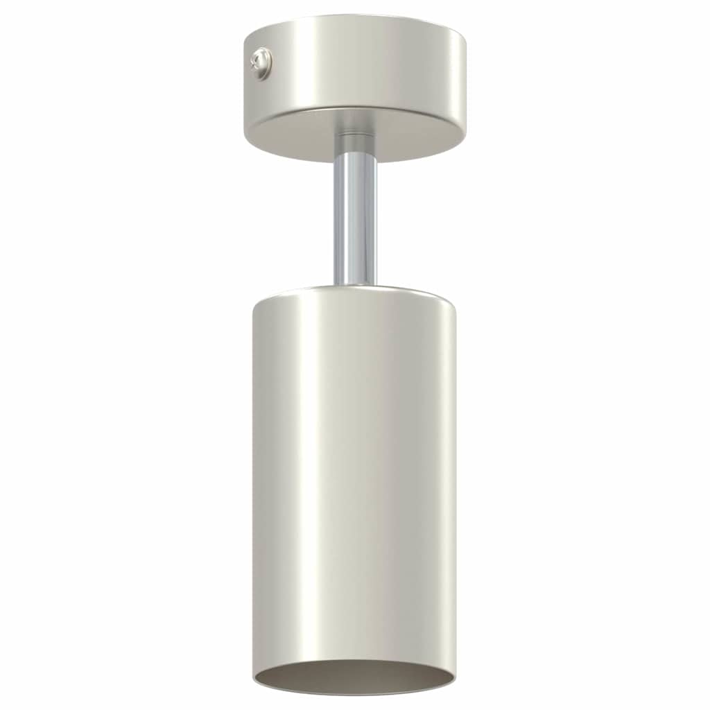 Plafonnier avec spots nickel 6 x 6 x 16 cm métal
