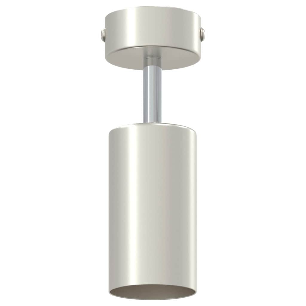 Plafonnier avec spots nickel 6 x 6 x 16 cm métal