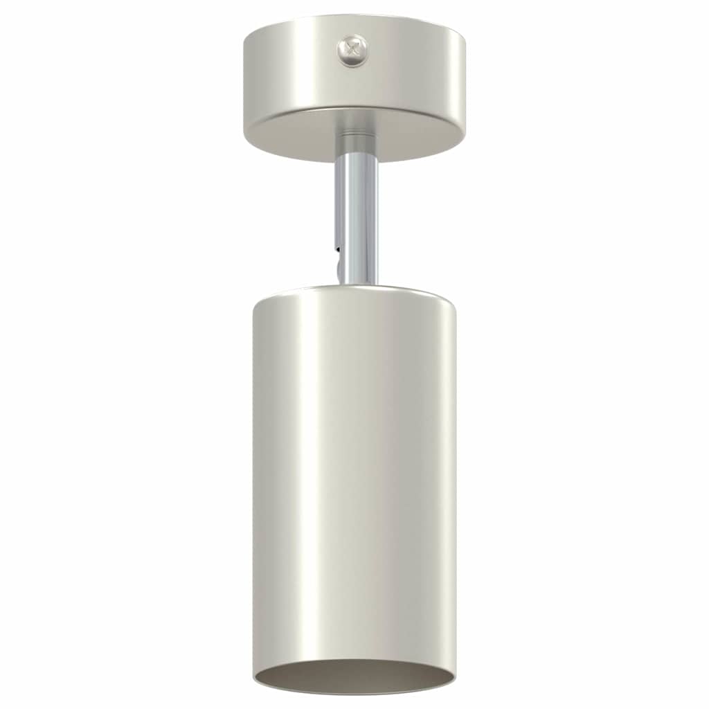 Plafonnier avec spots nickel 6 x 6 x 16 cm métal