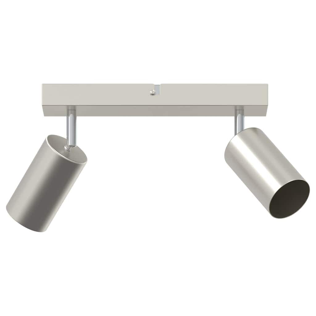 Deckenstrahler mit Strahlern Nickel 26 x 6 x 16 cm Metall