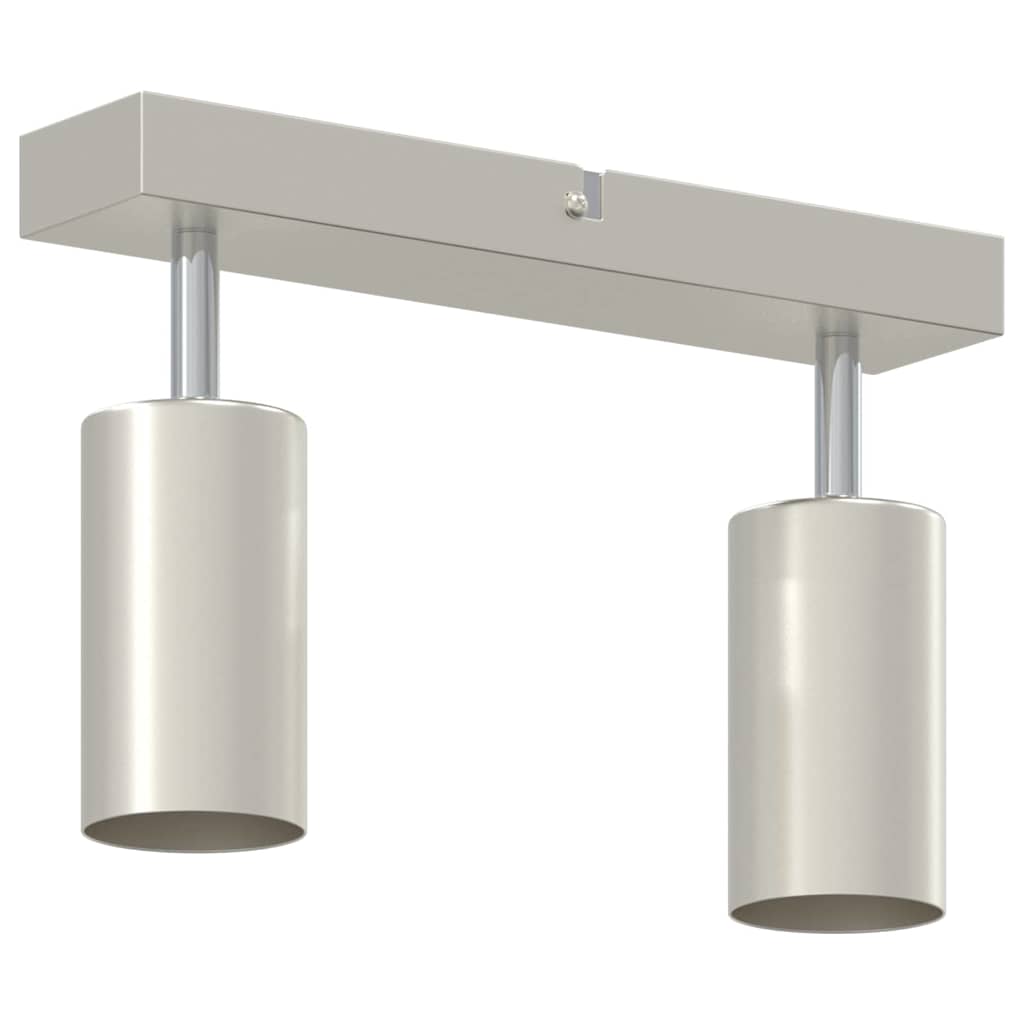 Deckenstrahler mit Strahlern Nickel 26 x 6 x 16 cm Metall