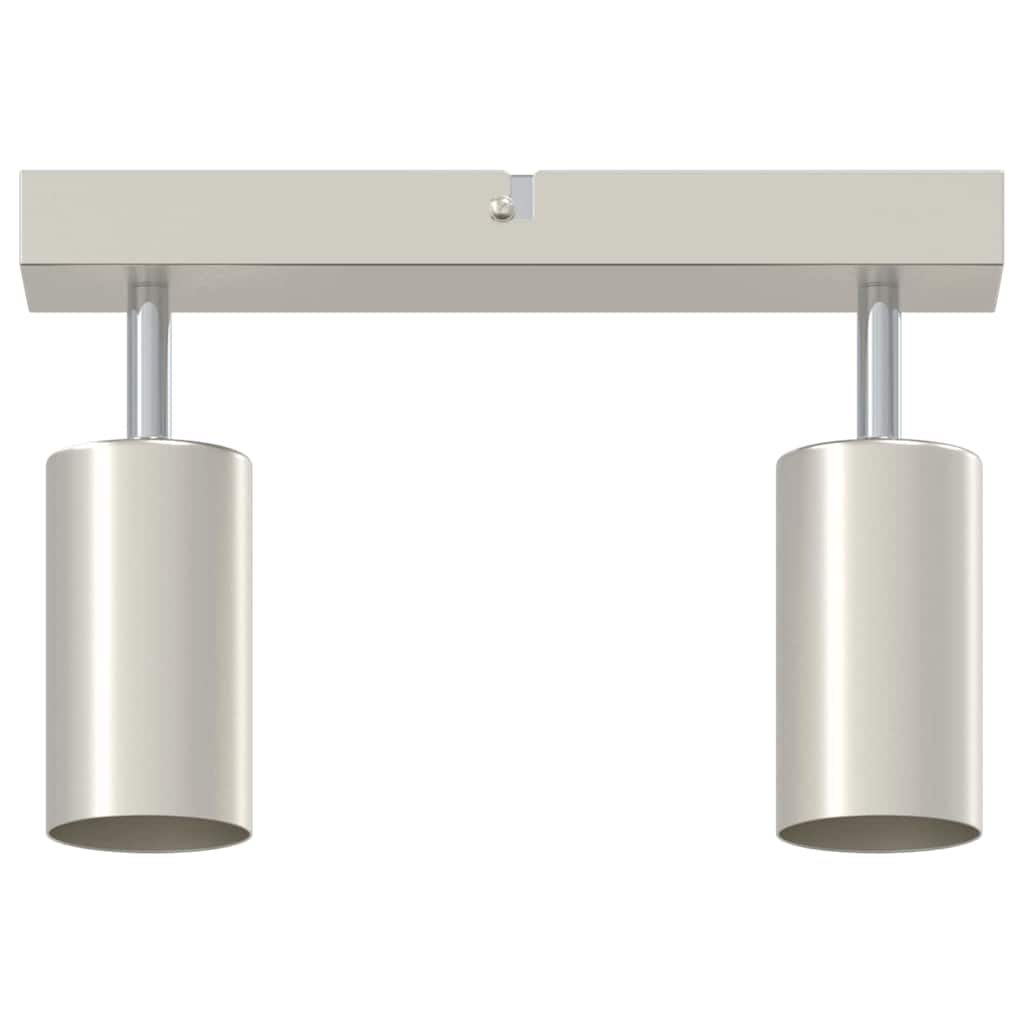 Deckenstrahler mit Strahlern Nickel 26 x 6 x 16 cm Metall