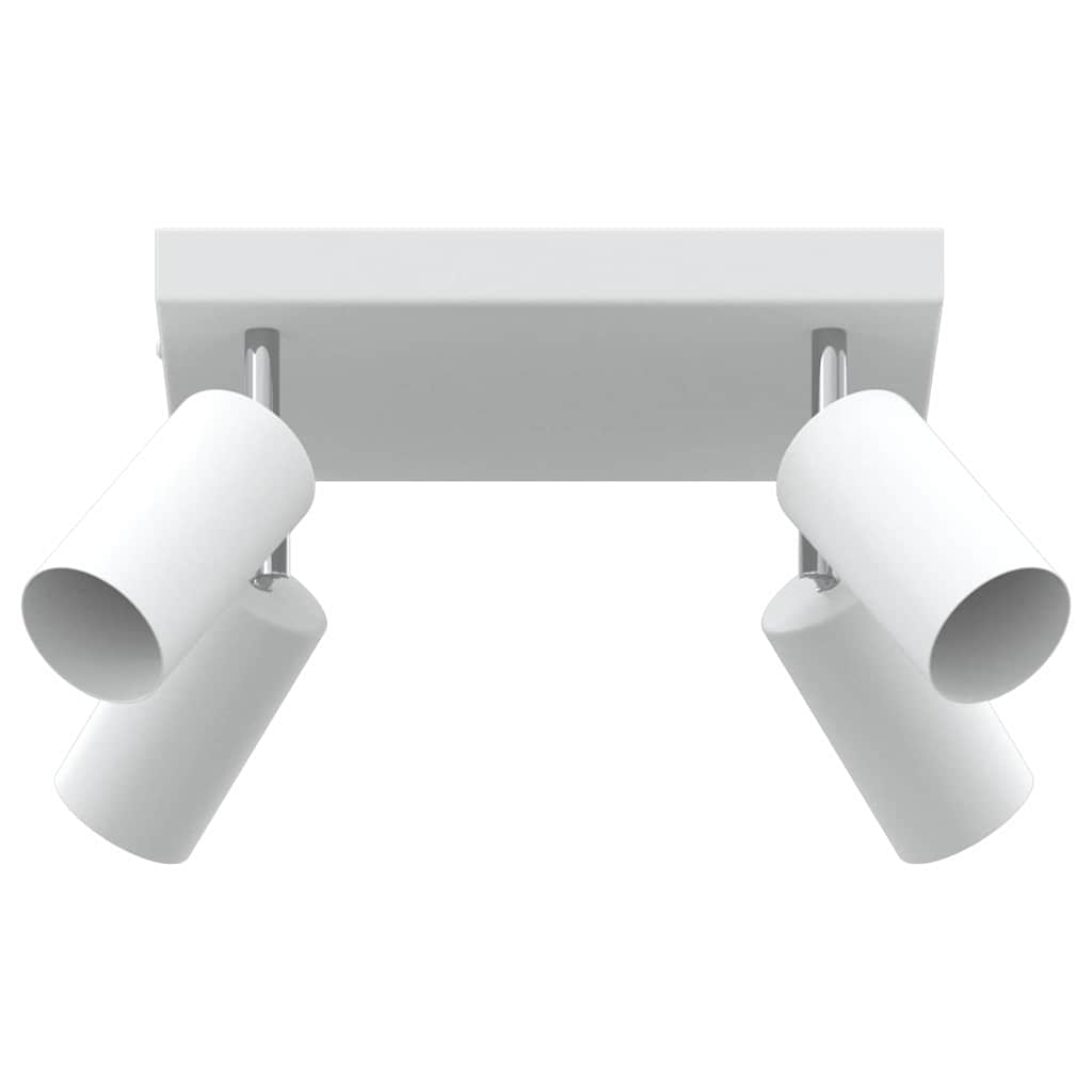 Deckenstrahler mit Strahlern Weiß 26 x 26 x 16 cm Metall