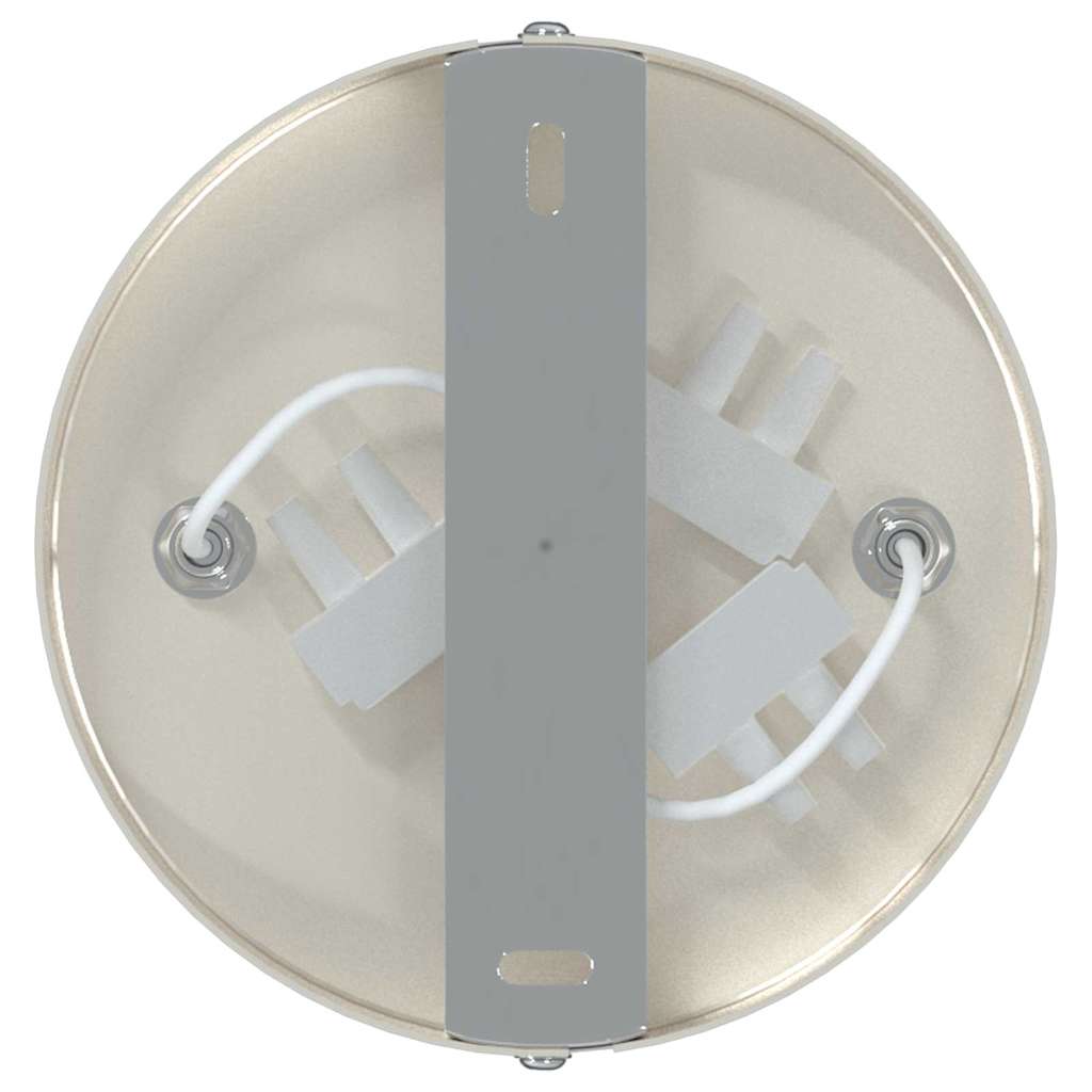 Ceiling spotlight with spotlights nickel 12 x 8 cm steel