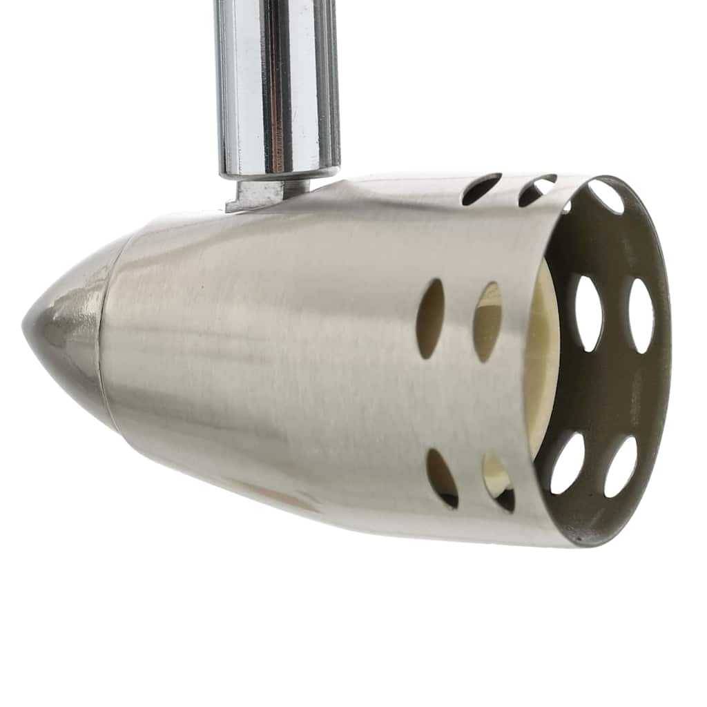 Ceiling Spotlight with Spotlights Nickel 27 x 10 x 12 cm Metal